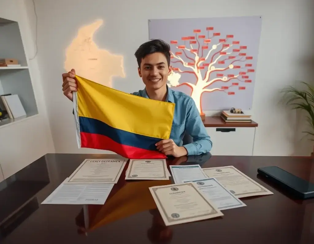 how to get colombian citizenship by parents