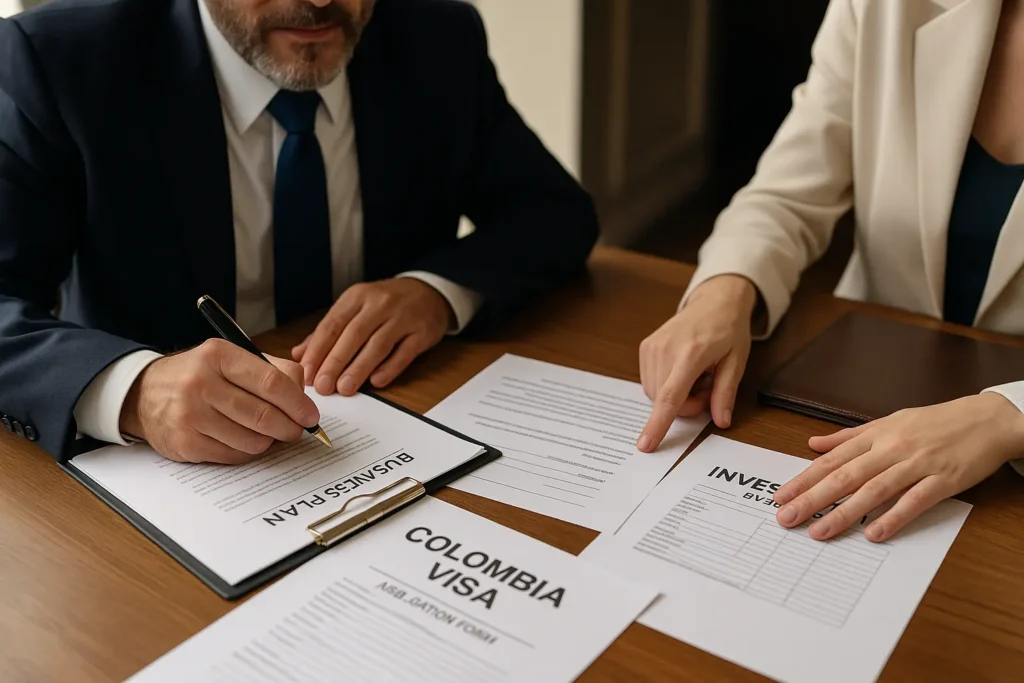 colombia business visa