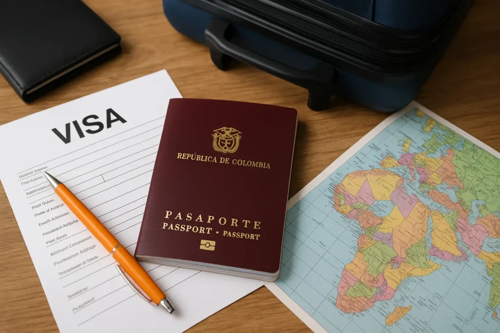 which countries need visa for colombia
